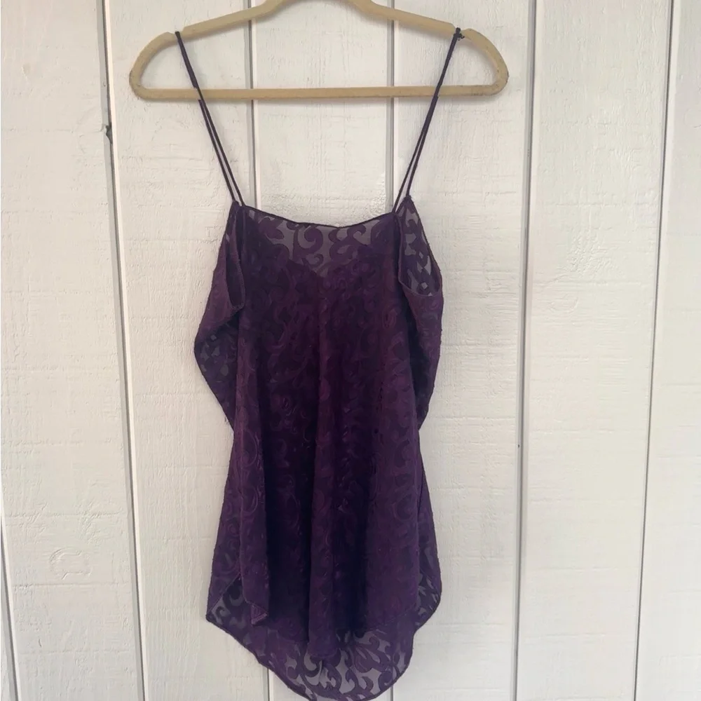 Vintage Lucie Ann Dark Purple Slip - Picture 5 of 5